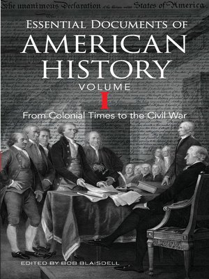 cover image of Essential Documents of American History, Volume I